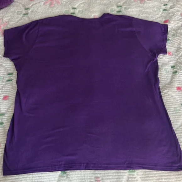 Delta Soft New Purple Birthday Girl Barbie Graphic Tee Size 2XX, 💯 % Cotton!NWT - Picture 5 of 8